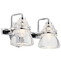  Talland 2 Bulb Bathroom Lighting - Chrome