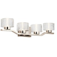  Lasus 4 or More Bulb Bathroom Lighting - Polished Nickel