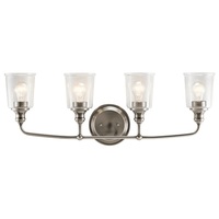  Waverly 4 or More Bulb Bathroom Lighting - Classic Pewter