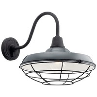  Pier Entrance Outdoor Wall Light - Gloss Grey