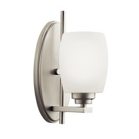  Eileen 1 Bulb Wall Sconce - Brushed Nickel