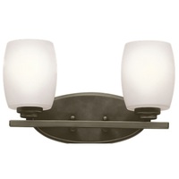 Bathroom Lighting (2 Bulbs) 14-1/4" Width Bathroom Lighting (2 Bulbs) 14-1/4" Width
