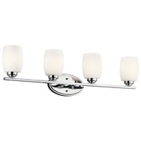  Eileen 4 or More Bulb Bathroom Lighting - Chrome
