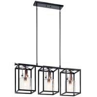  Kitner Linear Pendant Pendant Light - Black