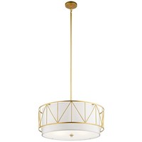  Birkleigh Drum Pendant Pendant Light - Classic Gold