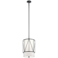  Birkleigh Drum Pendant Pendant Light - Black