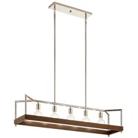  Tanis Linear Pendant Pendant Light - Auburn Stained Finish