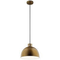  Zailey Down Light Pendant Light - Natural Brass