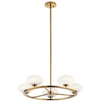  Pim Mid Sized Chandelier Chandelier - Fox Gold