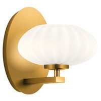  Pim 1 Bulb Wall Sconce - Fox Gold