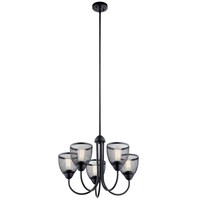  Voclain Up Light Pendant Light - Black