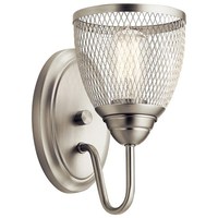  Voclain 1 Bulb Wall Sconce - Brushed Nickel