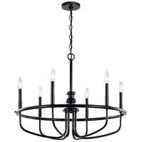  Capitol Hill Mid Sized Chandelier Chandelier - Black