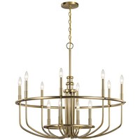 Mid Sized Chandelier 34-3/4" Width