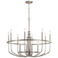 Mid Sized Chandelier 34-3/4" Width