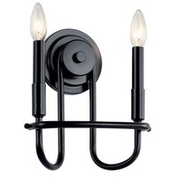  Capitol Hill Multi Bulb Wall Sconce - Black