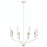  Armand Mid Sized Chandelier Chandelier - White