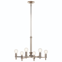  Torvee Mid Sized Chandelier Chandelier - Nickel Textured