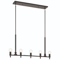  Torvee Large Foyer Chandelier Chandelier - Black