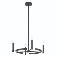  Tolani Mid Sized Chandelier Chandelier - Black