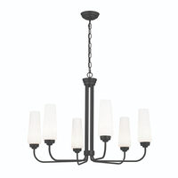  Truby Mid Sized Chandelier Chandelier - Black