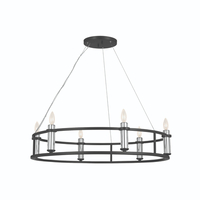  Rosalind Mid Sized Chandelier Chandelier - Black