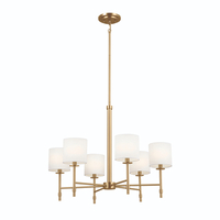  Ali Mid Sized Chandelier Chandelier - Brushed Natural Brass