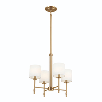  Ali Mini Chandelier - Brushed Natural Brass