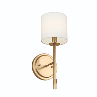  Ali 1 Bulb Wall Sconce - Brushed Natural Brass