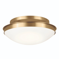  Bretta Flush Mount Ceiling Light - Brushed Natural Brass