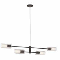  Velestino Large Foyer Chandelier Chandelier - Black