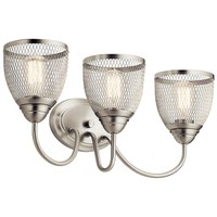  Voclain 3 Bulb Bathroom Lighting - Brushed Nickel