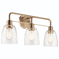  Meller 3 Bulb Bathroom Lighting - Champagne Bronze
