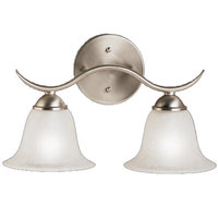 Bathroom Lighting (2 Bulbs) 14-1/2" Width