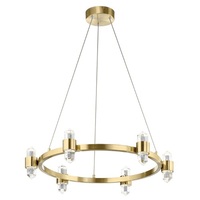 Mid Sized Chandelier 26-1/2" Width