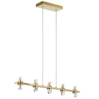  Arabella Linear Pendant Pendant Light - Champagne Gold