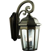  Courtyard Entrance Outdoor Wall Light - Rubbed Bronze