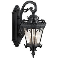  Tournai Entrance Outdoor Wall Light - Textured Black