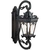  Tournai Entrance Outdoor Wall Light - Textured Black