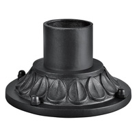  Tournai Pier Mount Post Lights - Textured Black