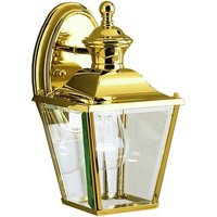  Bay Shore Entrance Outdoor Wall Light - Polished Brass