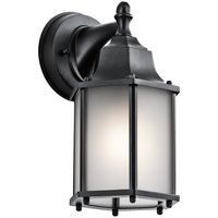  Chesapeake Entrance Outdoor Wall Light - Black