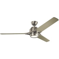  Zeus Oversize Fan (60'' and Larger) Ceiling Fan - Brushed Nickel