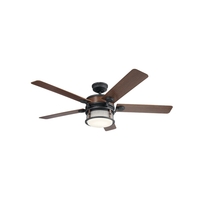  Ahrendale Oversize Fan (60'' and Larger) Ceiling Fan - Auburn Stained Finish