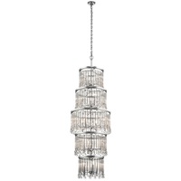  Piper Large Foyer Chandelier Chandelier - Chrome