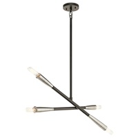  Branches Mini Chandelier - Black