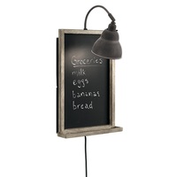  Chalkboard 1 Bulb Wall Sconce - Olde Bronze