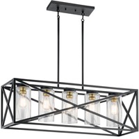  Moorgate Linear Pendant Pendant Light - Black