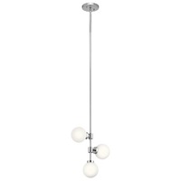  Aura Multi Light Pendant Light - Chrome