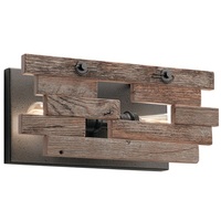  Cuyahoga Mill Multi Bulb Wall Sconce - Anvil Iron